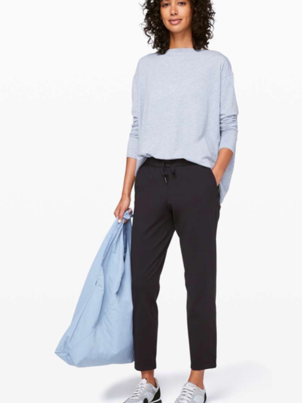 Lululemon On the Fly Pant, Drawstring/Elastic Waist, Black, Luxtreme, Size 4